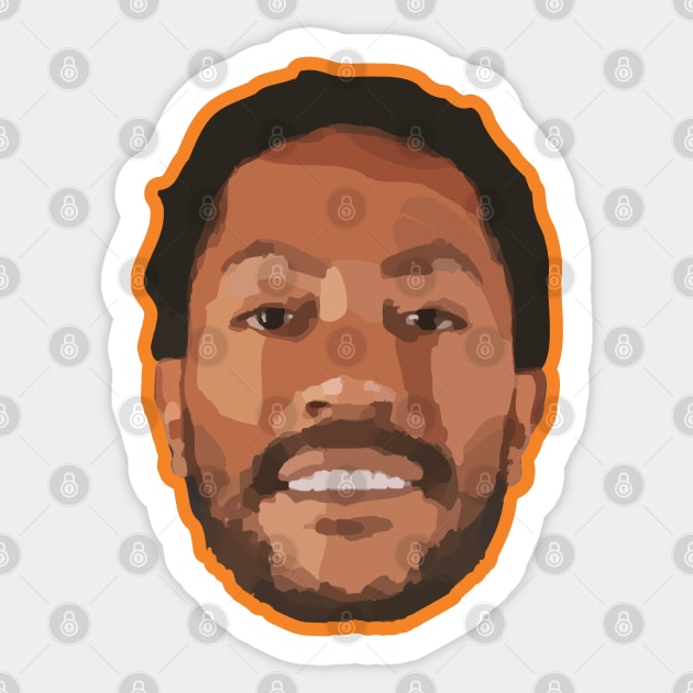 Derrick Rose New York Knicks Sticker by Playful Creatives